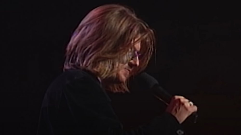 Mitch Hedberg on stage