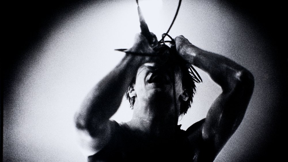 Trent Reznor silhouette backlit