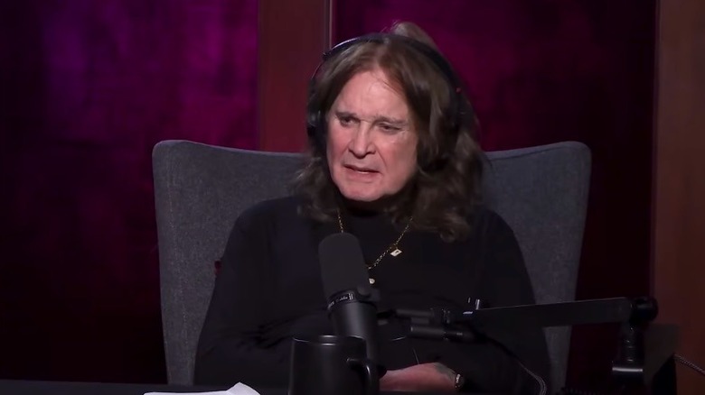 Ozzy Osbourne during an episode of The Osbournes Podcast