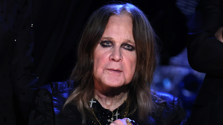 Ozzy Osbourne attending the 2024 Rock and Roll Hall of Fame induction ceremony