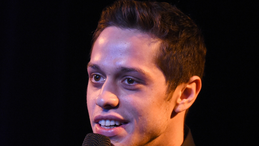 Pete Davidson at mic