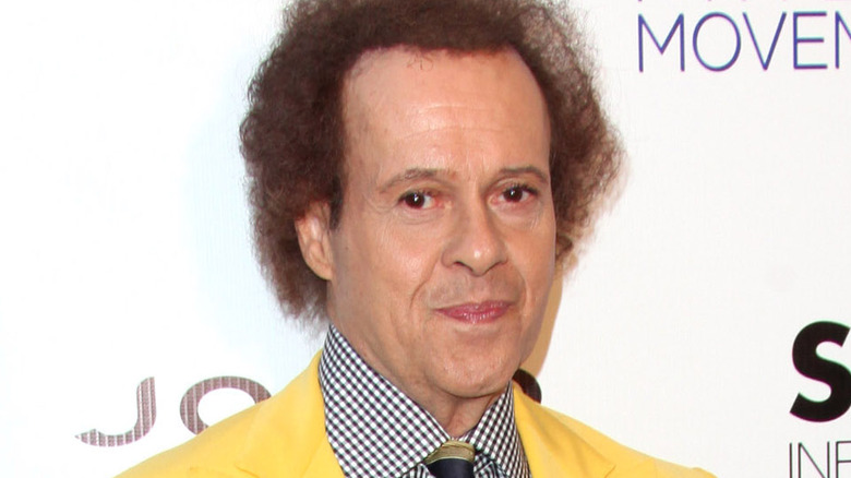 richard simmons pursed lips