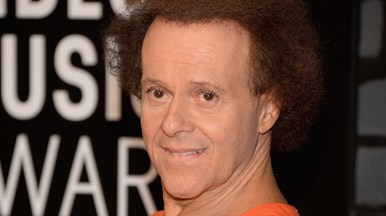 richard simmons orange tank