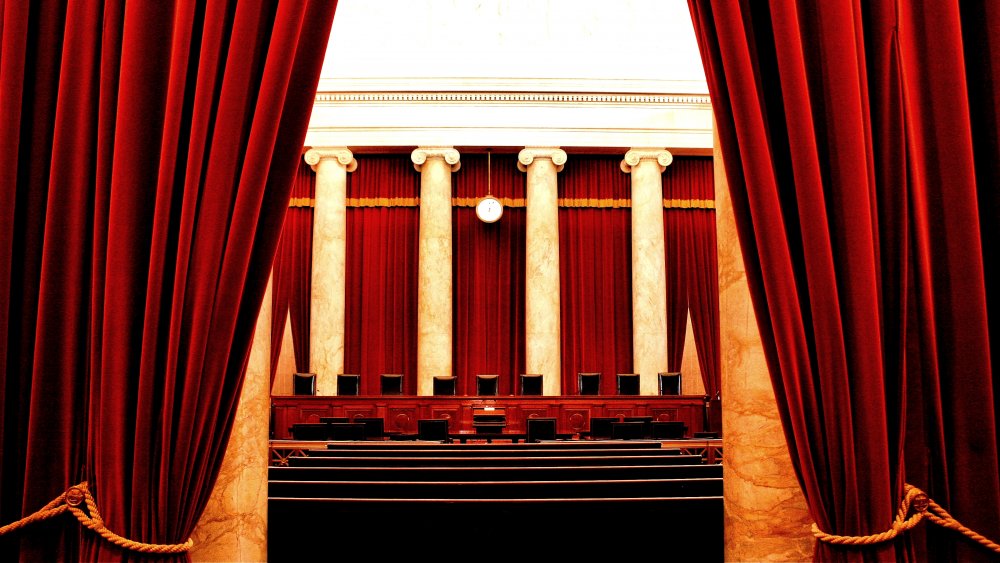 The interior of the United States Supreme Court