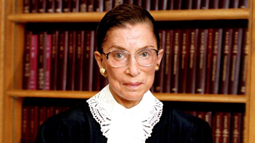 Ruth Bader Ginsburg in Supreme Court garb in 2006