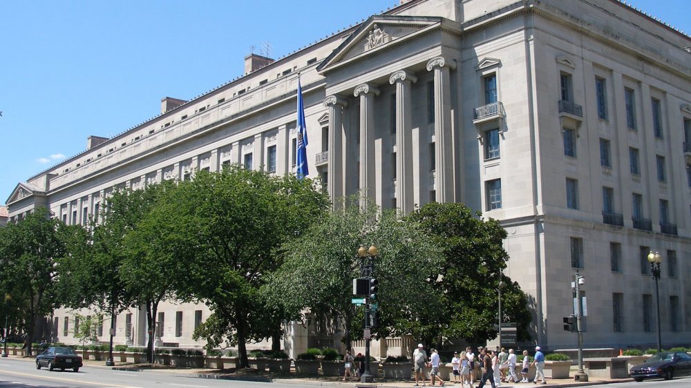 The Robert F. Kennedy Department of Justice Building in Washington, D.C., headquarters of the United States Department of Justice