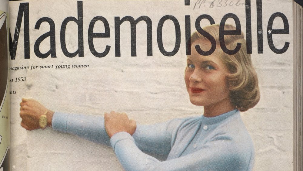 August 1953 issue of Mademoiselle Magazine