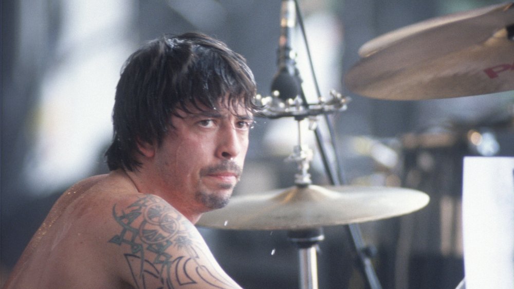 Dave Grohl at drums