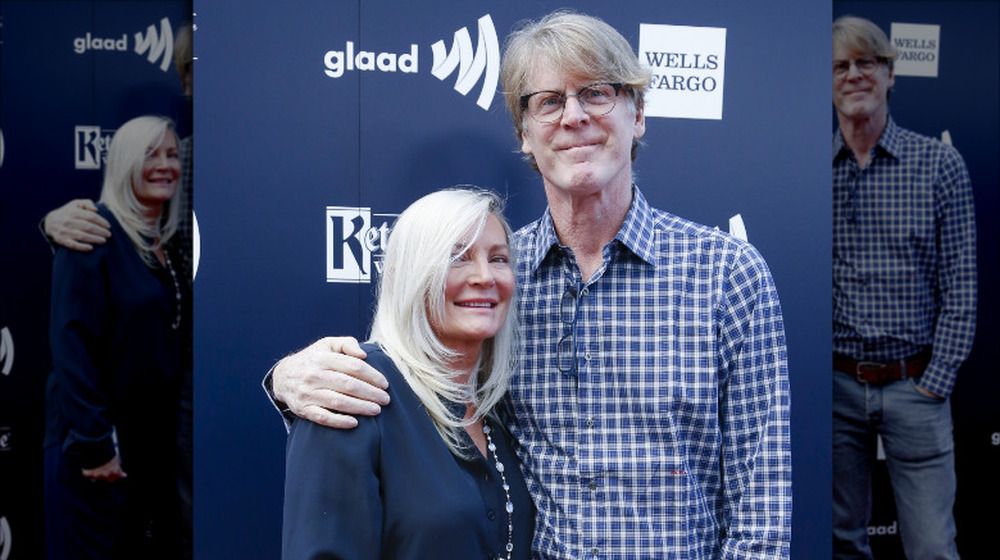 Ariadne Getty and Mark Getty at a GLAAD gala