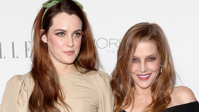 Riley Keough and Lisa Marie Presley together