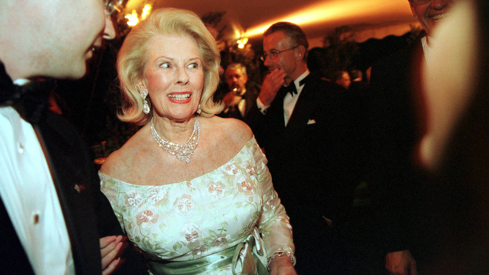 Betty Scripps Harvey (formerly Betty Knight Scripps) at at the annual Opera Ball at the Sweedish Embassy inin Washington, DC, circa 2001 