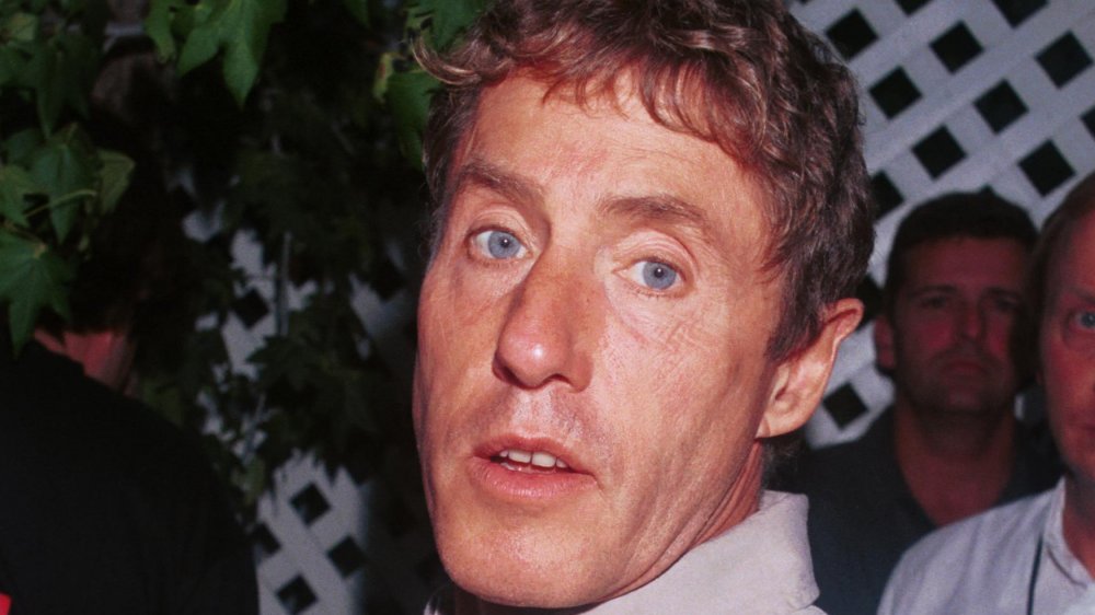 Roger Daltrey close up turning