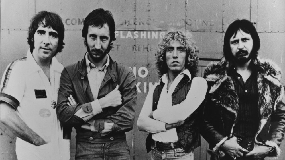 The Who group photo black and white