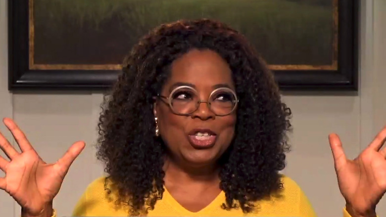 Oprah Winfrey excited