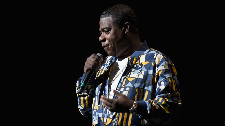 Tracy Morgan performing on stage