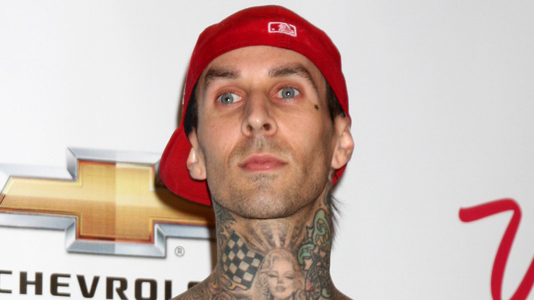 Travis Barker Blink-182 red hat