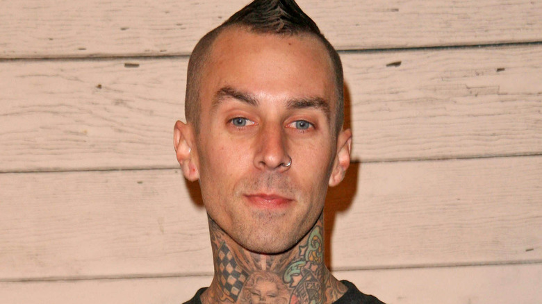 Travis Barker Blink-182 mohawk nose ring