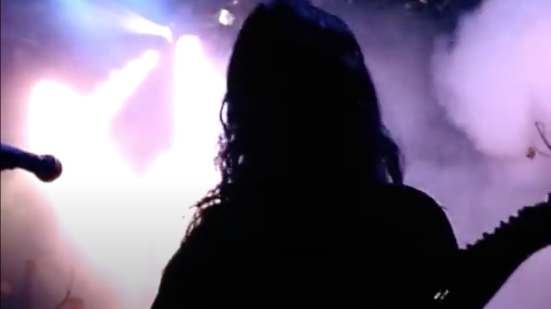 Back-lit Type O Negative band member