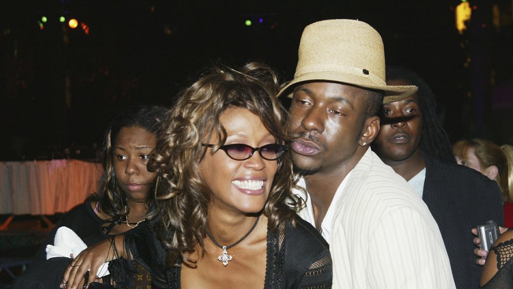 Whitney Houston and Bobby Brown