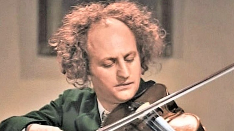 Larry Fine, violinist, 1936