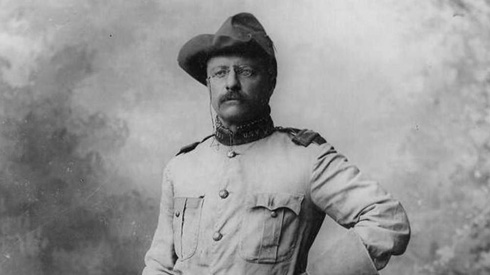 Teddy Roosevelt in military uniform