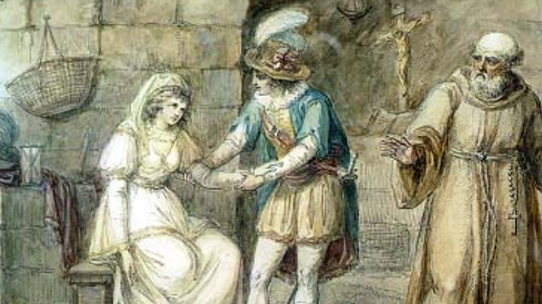 drawing of romeo and juliet