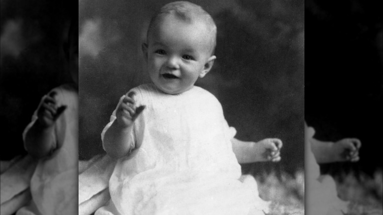 Marilyn Monroe as a baby