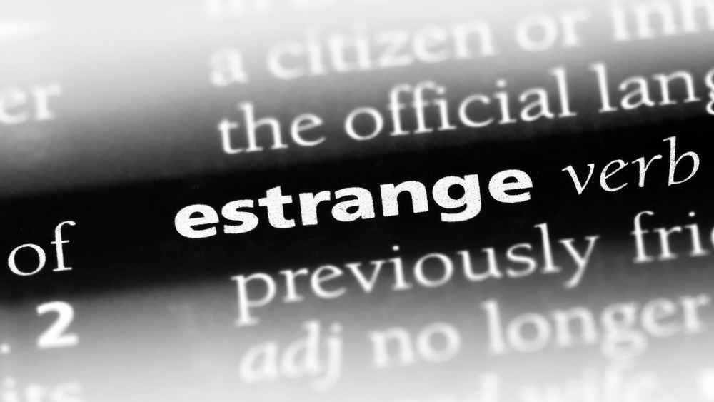 Estrange in the dictionary