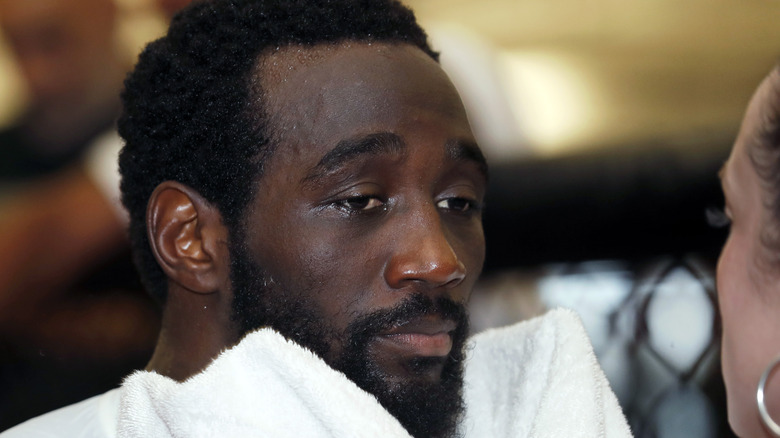 Terence Crawford looking serious