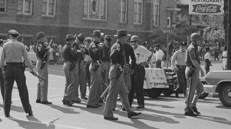 Birmingham Police awaiting protestors