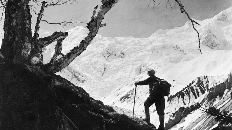 Mountaineer on Everest