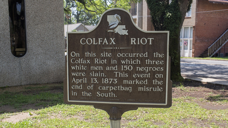 colfax massacre plaque