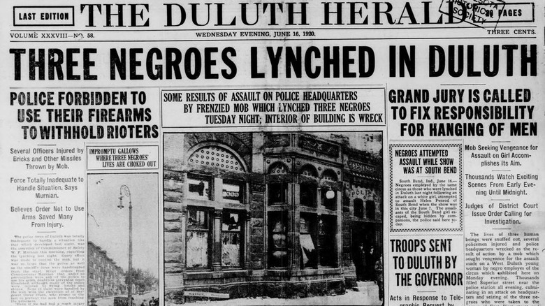 lynching news headline
