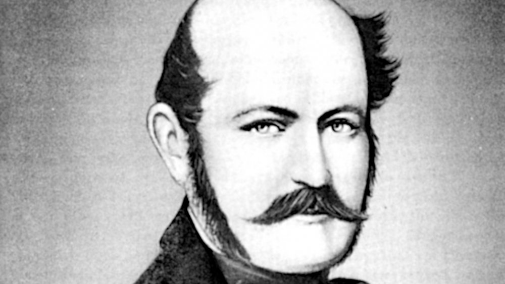 Ignaz Semmelweis potrait, probably based on 1857 aquarelle by Àgost Canzi