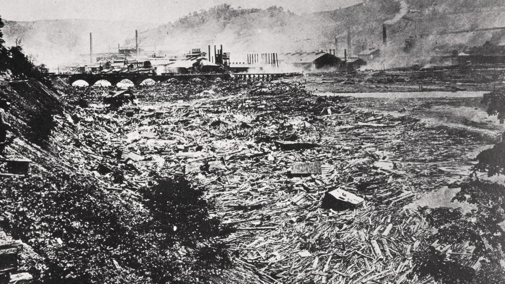 Field of destruction of the Johnstown Flood