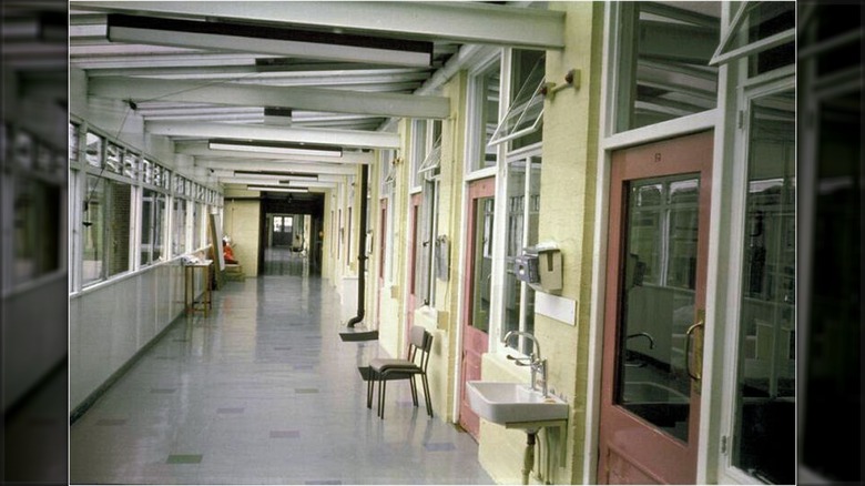 The ward at East Birmingham Hospital where smallpox victim Janet Parker was admitted in 1978