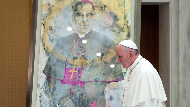 Painting of St. Óscar Romero 