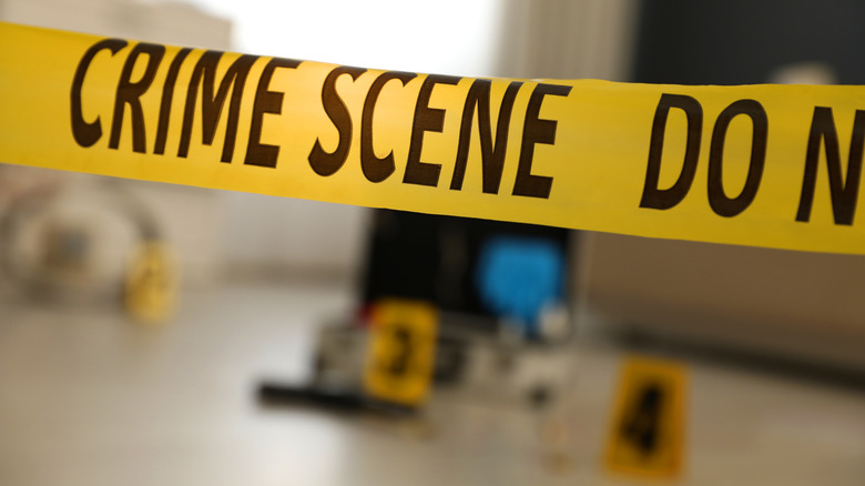 Stock photo of crime scene