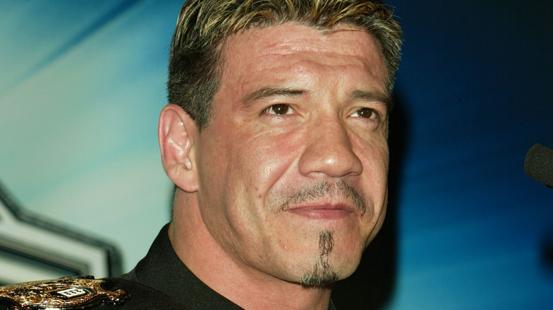 Eddie Guerrero looking serious