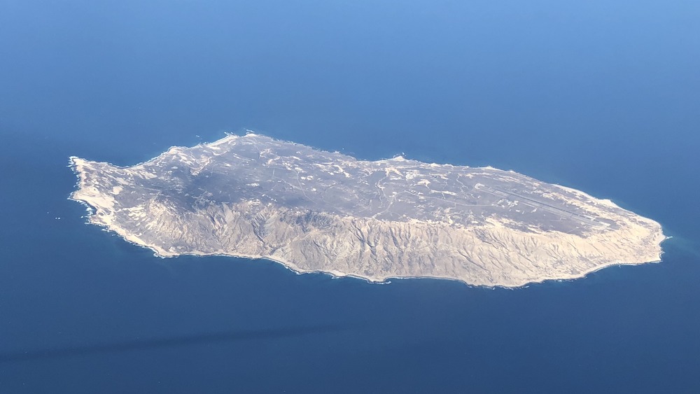 Aerial view of San Nicolas Island