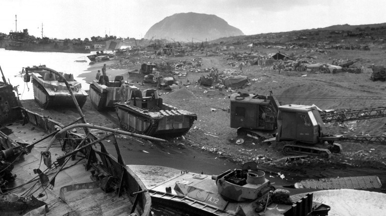 Destroyed tanks WWII