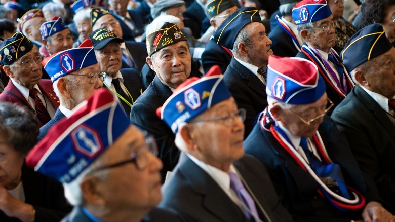 442nd veterans sitting