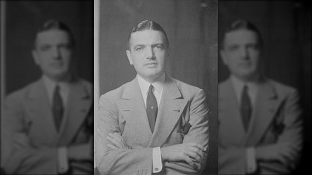 John Vernou Bouvier posing for portrait with his arms crossed