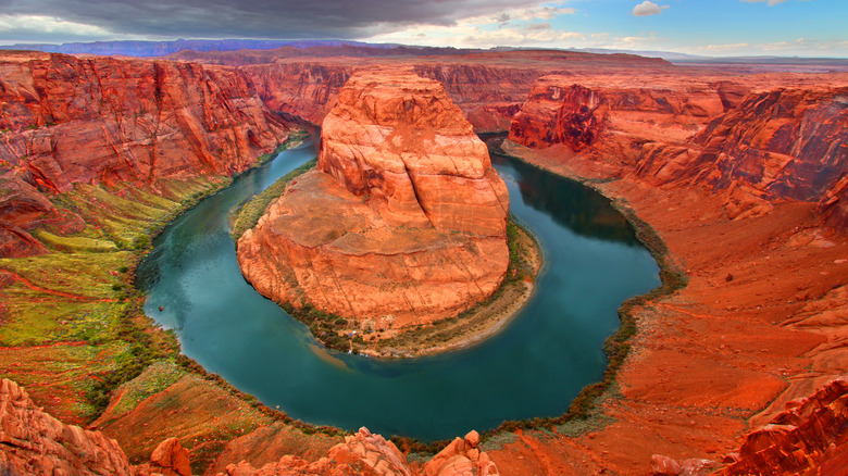 Horseshoe bend in Colorado River