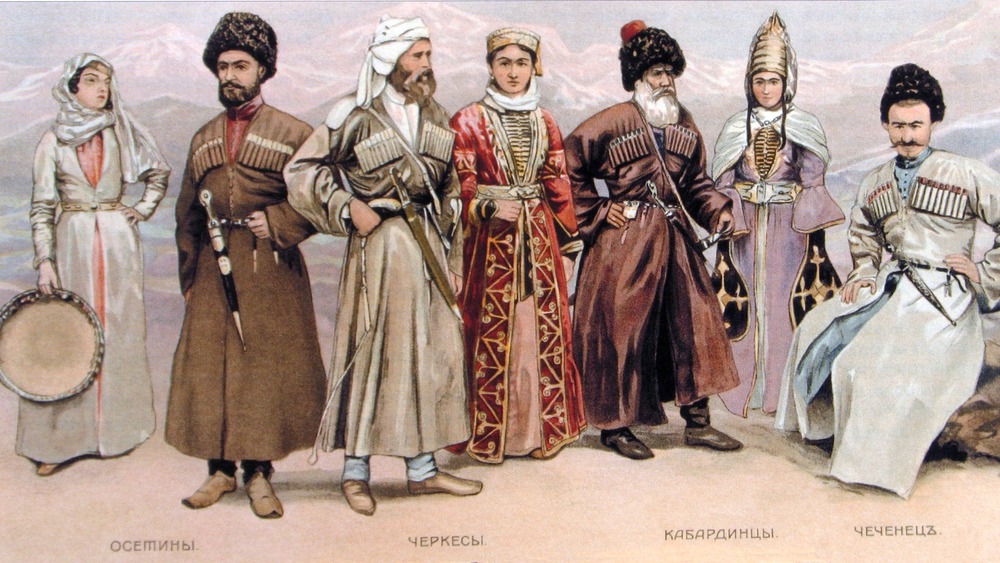 Chechen, Ossetian, Circassian and Kabardinian