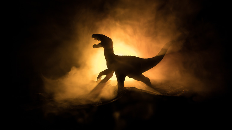 Dinosaur in the dark