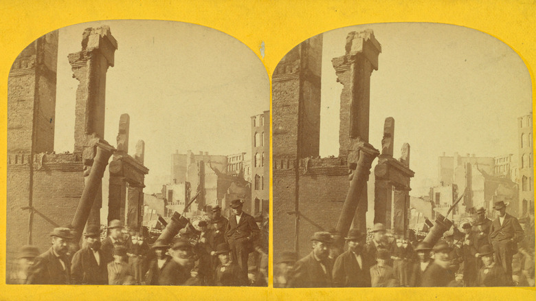 Destruction of the Great Boston Fire 1872