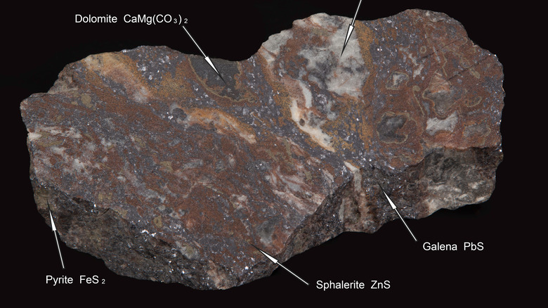 Toxic metals in Ordovician sample