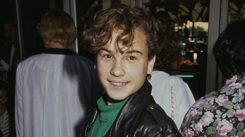 Johnny Galecki as a kid in the early 1990s