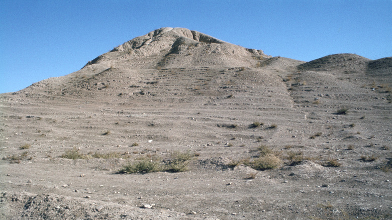 ziggerat mound Nimrud desert